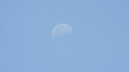 Wall Mural - moon -sky - blue - offmoon .beautiful.