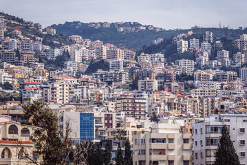 Wall Mural - Apartment buildings in Byblos, Lebanon