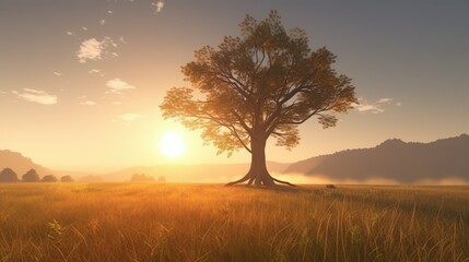 Wall Mural - Tree in the forest