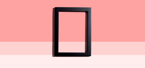 Wall Mural - Blank rectangle picture frame