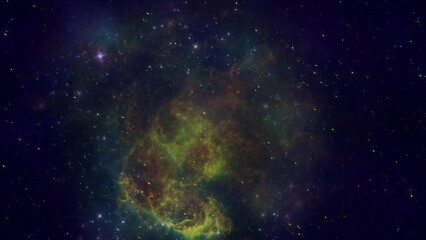 Wall Mural - nebula with universe space background.