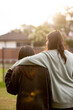 © Austockphoto - Two Aboriginal teenagers walking together in afternoon