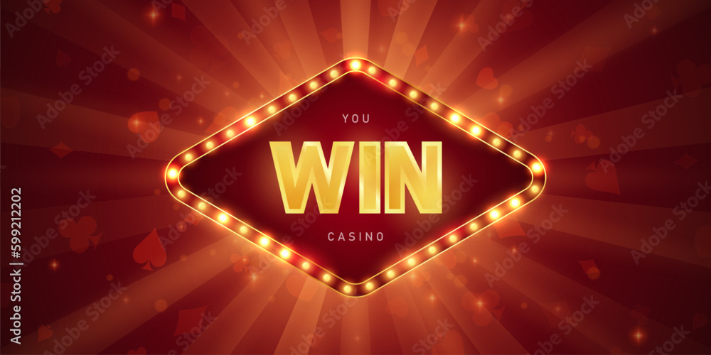 casino background vector illustration for gambling poster banner elegant design