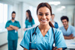 © Victor - Nurse in a hospital posing for the camera