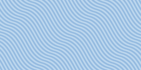 subtle blue curvy wavy lines pattern. vector seamless texture with thin diagonal waves, stripes. mod