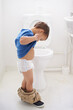 Can I get big boy pants. a young boy being potty trained.