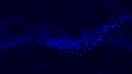 Wall Mural - beautiful shimmering particles with highlights on a black background