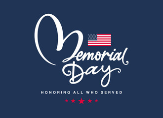 Wall Mural - Memorial day clipart, social media post, banner, poster, sign, greeting card, logo, text, sale, template, Memorial day background, backdrop, wallpaper, US Memorial Day, Remember and honor, printable