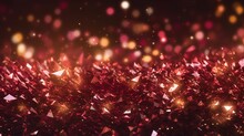Rubin Background With Sparkles 4k Generative AI