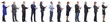 © ASDF - group of people holding tablet and looking ahead