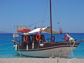 karpathos, greece, monday 2 july 2019 exploring amazing greek island summer holidays trip background