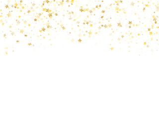 Wall Mural - magic gold sparkle texture vector star background.