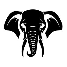 Elephant Vector Illustration For Logo 