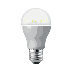 Canvas Print - Innovative energy efficient bulb illuminates