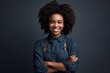 © GustavsMD - African Female Business Leader Poses Confidently for the Camera. Generative AI.