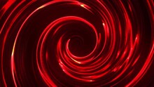 Energy Vortex. Liquid Hypnotic Looped Aqua Swirl Turning. Luminous Whirlpool. Abstract Digital Swirl. Motion. Rotating Swirling Shapes Particles. 3D Rendering. 4k Animation.