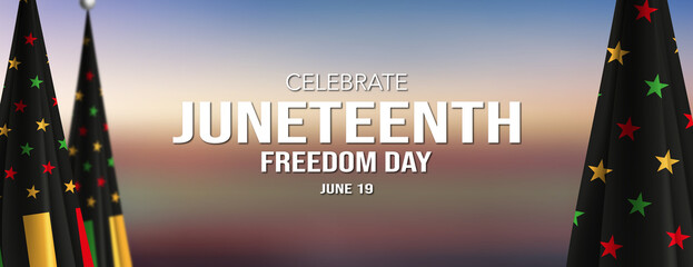 Canvas Print - Juneteenth Background