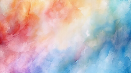 Wall Mural - Abstract watercolor background with pastel colors. Generative AI