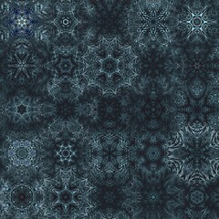 Wall Mural - Fractal complex patterns - Mandelbrot set detail, digital artwork for creative graphic