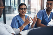 © J Bergen/peopleimages.com - Healthcare, medical team in a meeting and talking in conference room. Medicine discussion or communication, teamwork or collaboration and doctors or nurses speaking about confidential patient data