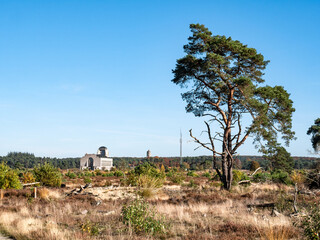 Wall Mural - Radio Kootwijk, former radio transmission station in heathland of Veluwe, Apeldoorn, Netherlands