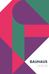 Wall Mural - Abstract bauhaus elements shapes for use as banner or poster