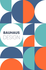 Wall Mural - abstract bauhaus elements shapes for use as banner or poster