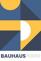 Wall Mural - abstract bauhaus elements shapes for use as banner or poster