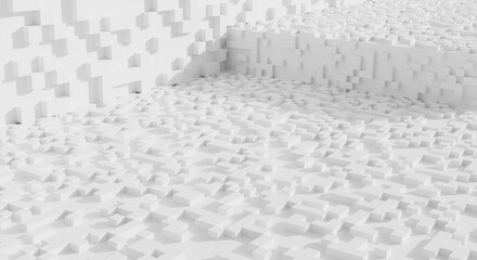 cube pixel texture pixel pattern wallpaper white geometric mosaic square block blocks abstract background cubic illustration 3 dimensional dice