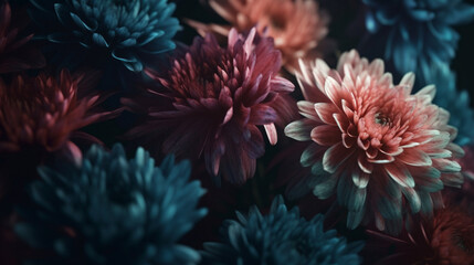 Poster - Floral background natural pattern concept wallpaper Generative AI 