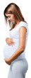 © BillionPhotos.com - Young beautiful pregnant woman holding belly