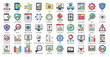 © Michael - Data Visualization Color Line Iconset Web Presentation Filled Outline Icon Bundle