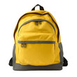 © olegganko - School backpack isolated. Illustration AI Generative.