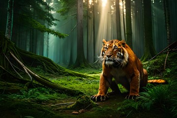 tiger in the forest