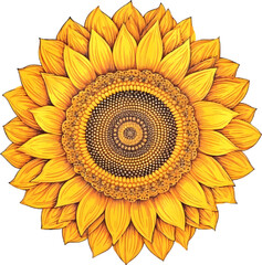 Wall Mural - Create Beautiful Crafts with Colorful Sunflower SVGs, White, Sunflower Shirt, Clipart, Blossom, Png