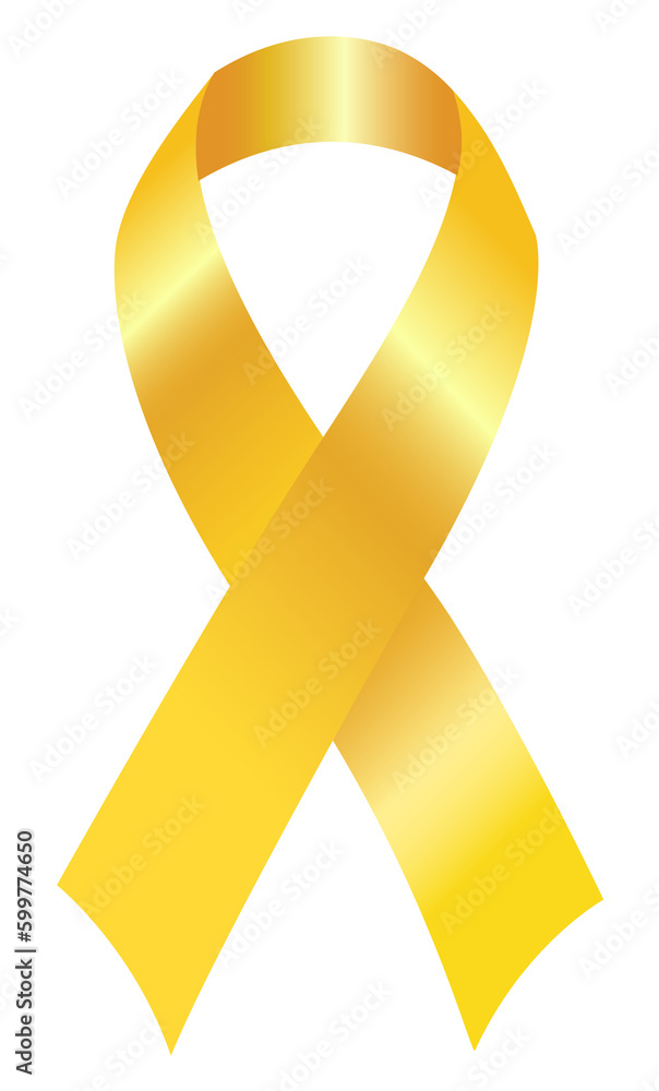 The yellow awareness ribbon can represent to show support for our ...