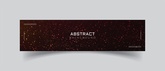 Wall Mural - linkedin banner with shiny background