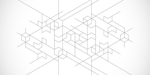 Creative idea of modern design with abstract geometric background. Minimalistic vector texture with polygonal pattern