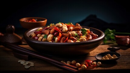 Poster - All Chinese food specialties of a restaurant