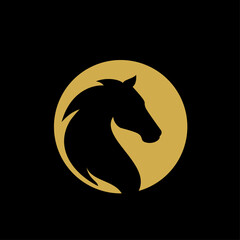 Sticker - Horse Elegant Logo