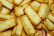 Paneer in plate,  Fried Panner Paneer in plate, Close up view of pan fried paneer. Macro closeup image of delicious ghee fried Indian paneer (cottage cheese) cubes on a plate. Shallow Depth of field.