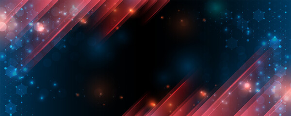 Wall Mural - abstract background image communication network molecular pattern concept