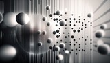 Fototapeta Perspektywa 3d - Abstract Technology Background Wallpaper
Black & White AI-Generated