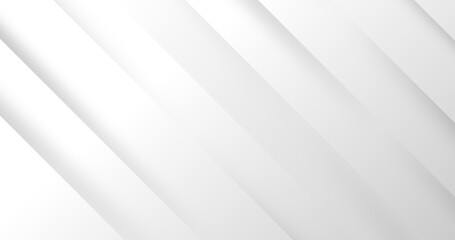 Wall Mural - white luxury background with grey shadow diagonal stripes. light elegant dynamic abstract bg. trendy