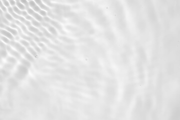 Wall Mural - abstract white transparent water shadow surface texture natural ripple background