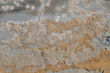 Wall Mural - natural rough weathered rock texture abstract background beige gray