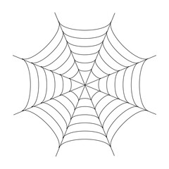 spider web vector halloween night