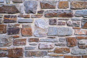 Wall Mural - natural stone wall texture as background