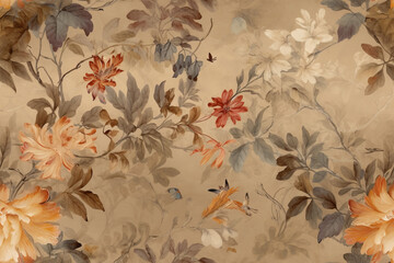 Wall Mural - Abstract flora background. texture, background.