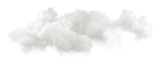 Aufkleber - Clip art white clouds flowing isolate backgrounds 3d rendering png